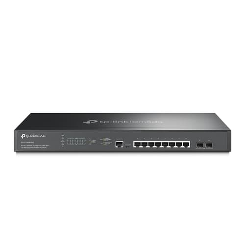 TP-Link JetStream TL-SG3210XHP-M2 V2 - Switch - Managed - 8 x 10/100/1000/2.5G + 2 x 10 Gigabit SFP+ - rack-mountable - PoE+ (240 W)