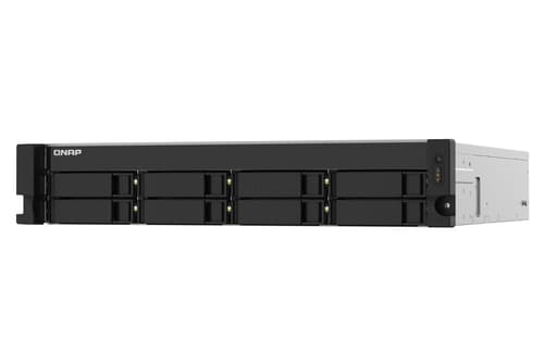 QNAP TS-832PXU - NAS server - 8 bays - rack-mountable - SATA 6Gb/s - RAID 0, 1, 5, 6, 10, 50, 60, JBOD - RAM 4 GB - Gigabit Ethernet / 2.5 Gigabit Ethernet / 10 Gigabit Ethernet - iSCSI support - 2U — view 5