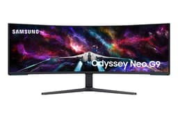 Samsung Odyssey Neo G9 S57CG952NU - G95NC Series - QLED monitor - gaming - curved - 57" - 7680 x 2160 Dual UHD @ 240 Hz - VA - 1000 cd/m� - 2500:1 - DisplayHDR 1000 - 1 ms - 3xHDMI, DisplayPort - black, white