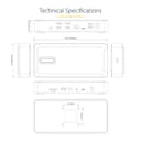 StarTech.com Thunderbolt 4 Multi-Display Docking Station, Quad/Triple/Dual Monitor Dock, 2x HDMI/2x DisplayPort, 7x USB Hub, 2.5 Gigabit Ethernet, 98W Power Delivery, for Windows/MacBook
