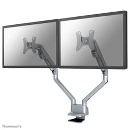 Neomounts FPMA-D750D - Mounting kit - full-motion - for 2 LCD displays - silver - screen size: 10"-32" - clamp mountable, grommet, desk-mountable