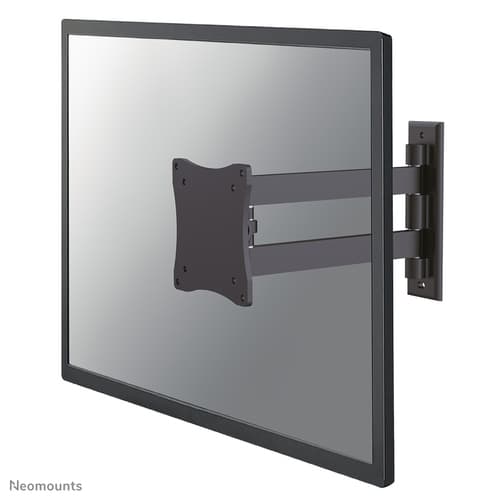 Neomounts FPMA-W820 - Bracket - full-motion - for LCD display - black - screen size: 10"-27" - wall-mountable