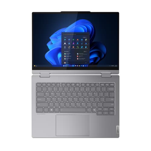 Lenovo ThinkBook 14 G4 21MX - Flip design - Intel Core Ultra 5 - 125U / up to 4.3 GHz - Win 11 Pro - Intel Graphics - 16 GB RAM - 256 GB SSD NVMe - 14" IPS touchscreen 1920 x 1200 - Wi-Fi 6E, Bluetooth - luna grey - kbd: UK - with 1 Year Lenovo Premier Support — view 21
