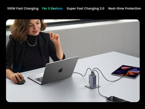 Ugreen Nexode Pro Universal Grey, Silver AC Fast charging Indoor — view 10