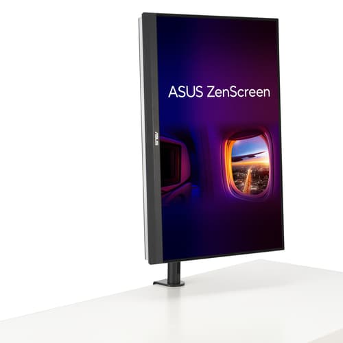 ASUS ZenScreen MB27ACF - LED monitor - 27" - portable - 2560 x 1440 @ 100 Hz - IPS - 300 cd/m� - 1500:1 - 5 ms - speakers with subwoofer - black — view 3