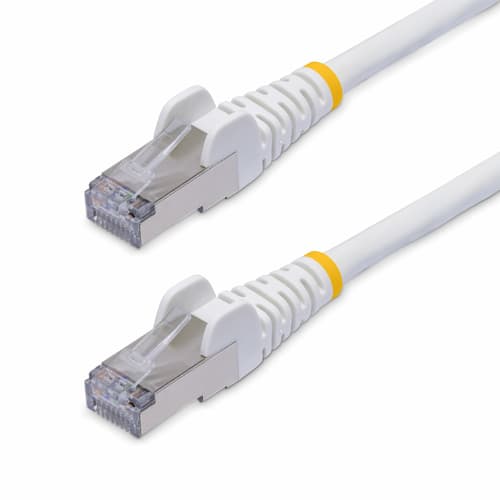StarTech.com 50cm White CAT8 Ethernet Cable, Snagless, S/FTP, 25G/40G - Patch cable - RJ-45 (M) to RJ-45 (M) - 50 cm - 5.6 mm - S/FTP - CAT 5/5e/6/6a/8 - IEEE 802.3bt/IEEE 802.3ba - snagless, halogen-free - white