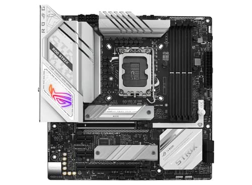 ASUS ROG STRIX B760-G GAMING WIFI - Motherboard - micro ATX - LGA1700 Socket - B760 Chipset - USB-C 3.2 Gen 2x2, USB 3.2 Gen 1, USB 3.2 Gen 2, USB-C 3.2 Gen 1, USB-C 3.2 Gen2 - 2.5 Gigabit LAN, Wi-Fi 6E, Bluetooth - onboard graphics (CPU required) - HD Audio (8-channel)