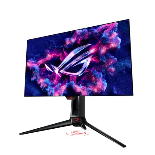 ASUS ROG Swift OLED PG27AQDP - OLED monitor - gaming - 27" - 2560 x 1440 QHD @ 480 Hz - 1300 cd/m� - 1500000:1 - DisplayHDR 400 True Black - 0.03 ms - 2xHDMI, DisplayPort - black — view 4