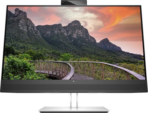 HP E27m G4 Conferencing Monitor - E-Series - LED monitor - 27" - 2560 x 1440 QHD @ 75 Hz - IPS - 300 cd/m� - 1000:1 - 5 ms - HDMI, DisplayPort, USB-C - speakers - silver (stand), black head