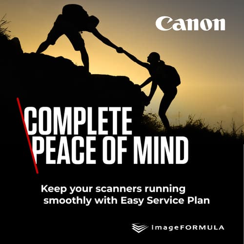 Canon Easy Service Plan Exchange Service - Extended service agreement - replacement - 3 years - shipment - response time: 48 h - for imageFORMULA DR-2010, DR-2020, DR-2510, DR-2580, DR-3010, DR-C125, DR-M160 — view 3