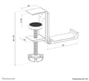 Neomounts Headphone Holder Clamp mounte thumbnail 14