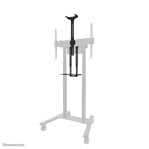 Neomounts AFL-875BL1 - Mounting kit (shelf, camera shelf, camera adapter shelf) - for camera / mediabox - steel - black - cart mountable - for Neomounts FL55-875BL1, WL55-875BL1