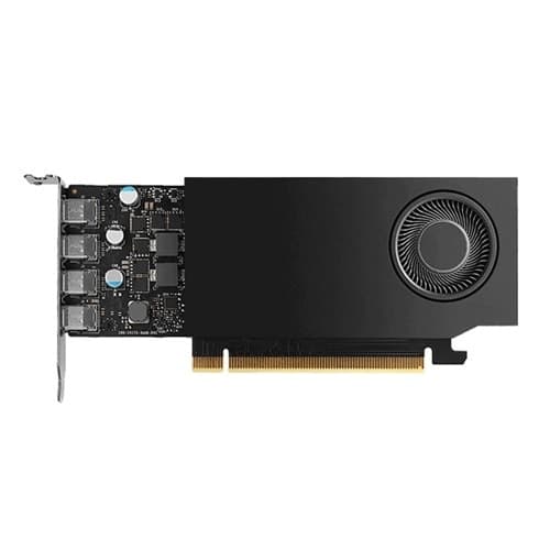 NVIDIA RTX A400 - Graphics card - RTX A400 - 4 GB GDDR6 - PCIe 4.0 x8 - 4 x Mini DisplayPort