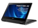 Acer TravelMate Spin B3 TMB311RN-32 - Flip design - Intel Celeron - N5100 / up to 2.8 GHz - Win 11 Pro Education - UHD Graphics - 4 GB RAM - 128 GB eMMC - 11.6" IPS touchscreen 1920 x 1080 (Full HD) - Gigabit Ethernet - Wi-Fi 6 - shale black - kbd: UK thumbnail 2