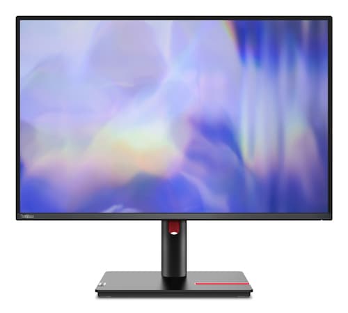 Lenovo ThinkVision T24d-30 - LED monitor - 24" - 1920 x 1200 WUXGA - IPS - 300 cd/m� - 1500:1 - 4 ms - HDMI, VGA, DisplayPort - speakers - raven black