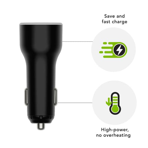 re-charge-Car Chrg USB-C 65W-BLK — view 5