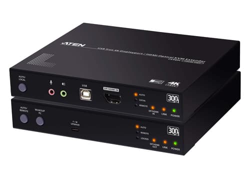True 4K DP/HDMI Optical KVM 300m