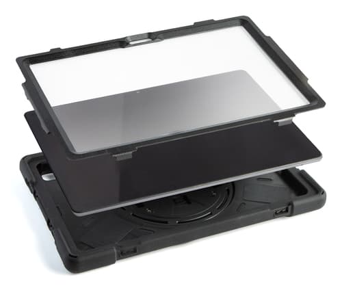 techair classic pro - Case for tablet - rugged - silicone, polycarbonate - black - 10.4" - for Samsung Galaxy Tab A7 — view 4