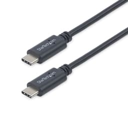 StarTech.com 2m 6 ft USB C Cable - M/M - USB 2.0 - USB-IF Certified - USB-C Charging Cable - USB 2.0 Type C Cable (USB2CC2M) - USB cable - 24 pin USB-C (M) to 24 pin USB-C (M) - Thunderbolt 3 / USB 2.0 - 2 m - black - for P/N: DKT30CHD, HB30C1A1CPD, HB30C3A1CFBW