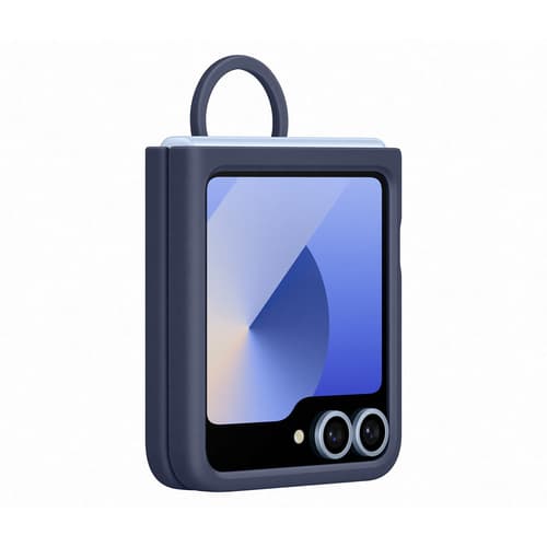 SILI CASE W/RING FLIP7 FE/6 NAVY — view 5