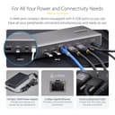 StarTech.com USB4 Docking Station, USB-C 40Gbps, Dual Video HDMI, Up to 2x 4K 60Hz 4:4:4 (RGB) or 2x 4K 120Hz 4:2:2, Multi-Monitor Dock, 6x USB, 2.5GbE, 100W PD