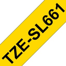 Brother TZe-SL661 - Self-adhesive - black on yellow - Roll (3.6 cm x 8 m) 1 cassette(s) laminated tape - for P-Touch PT-D800W, PT-P900W, PT-P950NW