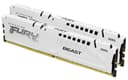 Kingston FURY Beast - DDR5 - kit - 32 GB: 2 x 16 GB - DIMM 288-pin - 6000 MT/s / PC5-48000 - CL36 - 1.35 V - unbuffered - on-die ECC - white thumbnail 1