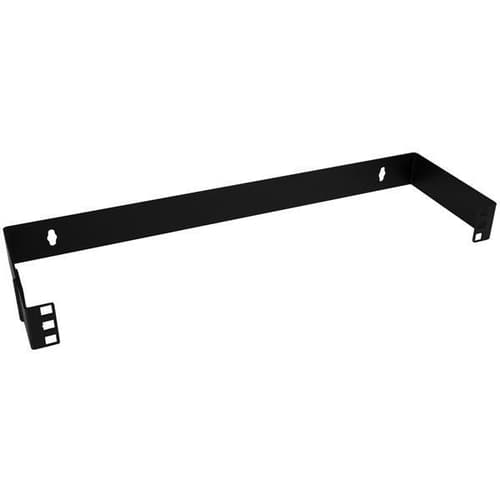 StarTech.com 1U Hinged Wall Mount Patch Panel Bracket - 4 inch Deep - 19" Patch Panel Swing Rack for Shallow Network Equipment- 17lbs (WALLMOUNTH1) - Wall mount bracket - 1U - 19" - for P/N: PANEL4524