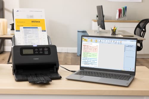 Canon imageFORMULA DR-M260 - Document scanner - CMOS / CIS - Duplex - 216 x 5588 mm - 600 dpi x 600 dpi - up to 60 ppm (mono) / up to 60 ppm (colour) - ADF (80 sheets) - up to 7500 scans per day - USB 3.1 Gen 1 — view 5