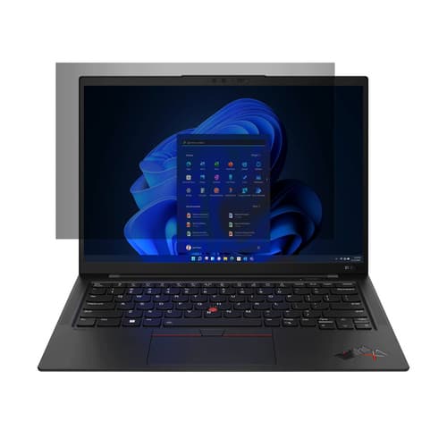 Targus 4Vu - Notebook privacy filter - removable - adhesive, hinge tabs, flip hinges - 14" — view 1