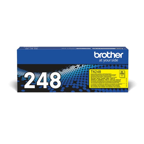 Brother TN248Y - Yellow - original - box - toner cartridge - for Brother DCP-L3515, L3520, L3555, L3560, HL-L3220, L3240, MFC-L3740, L3760, L8340, L8390