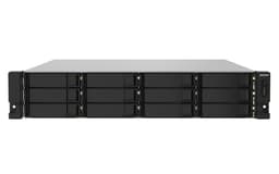 QNAP TS-1232PXU-RP - NAS server - 12 bays - rack-mountable - SATA 6Gb/s - RAID 0, 1, 5, 6, 10, 50, 60, JBOD - RAM 4 GB - Gigabit Ethernet / 2.5 Gigabit Ethernet / 10 Gigabit Ethernet - iSCSI support - 2U