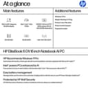 HP EliteBook 6 G1i Notebook AI - 177-degree hinge design - Intel Core Ultra 7 - 255U / up to 5.2 GHz - Win 11 Pro - Intel Graphics - 16 GB RAM - 512 GB SSD NVMe - 16" IPS 1920 x 1200 - Gigabit Ethernet - Wi-Fi 6E, Bluetooth - pike silver aluminium - kbd: UK thumbnail 4