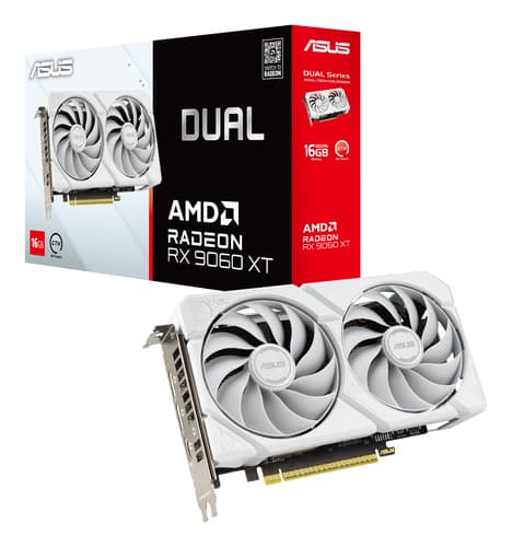 ASUS Dual -RX9060XT-16G-WHITE AMD Radeon RX 9060 XT 16 GB GDDR6 — view 16