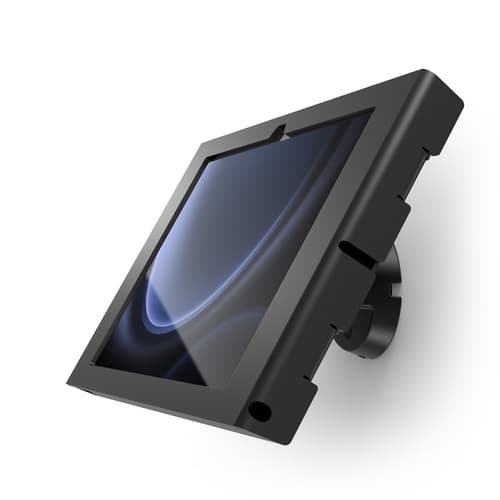 Compulocks Galaxy Tab S9/S9FE Apex Enclosure Tilting Wall Mount - Enclosure - landscape/portrait, tilting, exposed front/back camera and sensors - for tablet - lockable - metal frame - black - wall-mountable - for Samsung Galaxy Tab S9, Tab S9 FE
