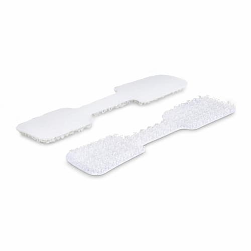 StarTech.com 3.5in (9cm) Cable Labels, 100 Pack White, Cable/Cord Tags (CABLE-TAG-HLWH) - Cable identification labels - hook-to-hook fastener, write-on - 9 cm - white (pack of 100)