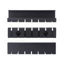Under Desk Cable Management Tray Black thumbnail 3