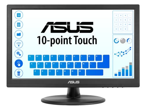ASUS VT169HE - LED monitor - 16" (15.6" viewable) - touchscreen - 1920 x 1080 Full HD (1080p) @ 60 Hz - IPS - 220 cd/m� - 1000:1 - 5 ms - HDMI, VGA — view 1