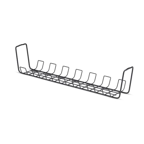 Under Desk Cable Management Tray Black
