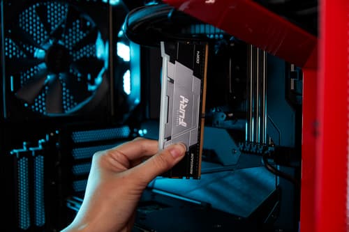 Kingston FURY Renegade RGB - DDR4 - module - 8 GB - DIMM 288-pin - 3600 MT/s / PC4-28800 - CL16 - 1.35 V - unbuffered - non-ECC - black — view 14