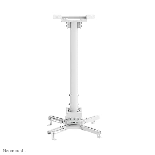 Neomounts CL25-540WH1 - Mounting kit (ceiling mount) - full-motion - for projector - easy-install, height 60.5 - 90.5 cm - steel - white — view 6