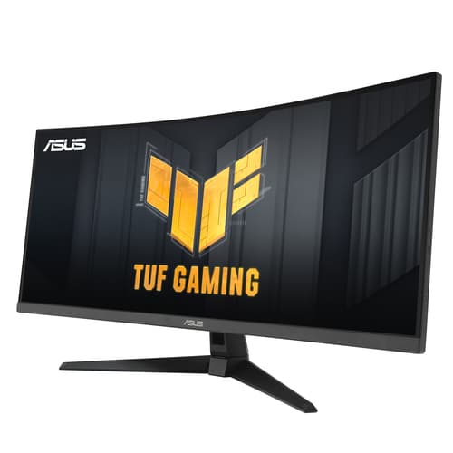 ASUS TUF Gaming VG34VQ3B - LED monitor - gaming - curved - 34" - 3440 x 1440 WQHD @ 180 Hz - VA - 400 cd/m� - 4000:1 - DisplayHDR 400 - 1 ms - 2xHDMI, 2xDisplayPort - speakers - black — view 4