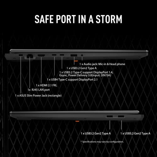 ASUS TUF Gaming A18 FA808UM-S8013W - 180-degree hinge design - AMD Ryzen 7 - 260 / up to 5.1 GHz - Win 11 Home - GeForce RTX 5060 - 16 GB RAM - 1 TB SSD NVMe - 18" 1920 x 1200 @ 144 Hz - Gigabit Ethernet - Wi-Fi 6E, Bluetooth - jaeger grey — view 18