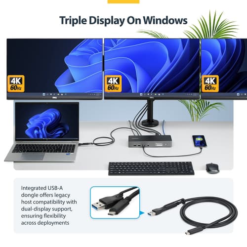 Triple-Monitor USB-C Dock 140W PD — view 5