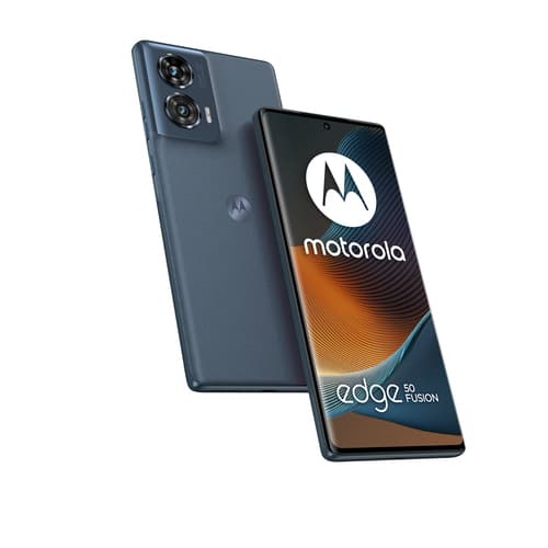 Motorola Edge 50 Fusion - 5G smartphone - dual-SIM - RAM 12 GB / Internal Memory 256 GB - pOLED display - 6.7" - 2400 x 1080 pixels (144 Hz) - 2x rear cameras 50 MP, 13 MP - front camera 32 MP - forest blue