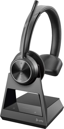 Poly Savi 7310 Office - Savi 7300 series - headset - on-ear - DECT - wireless - black