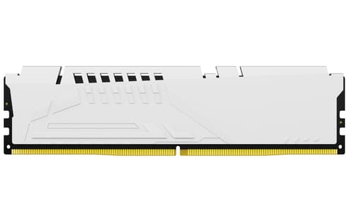 Kingston FURY Beast - DDR5 - module - 32 GB - DIMM 288-pin - 6400 MHz / PC5-51200 - CL32 - 1.4 V - unbuffered - on-die ECC - white — view 5