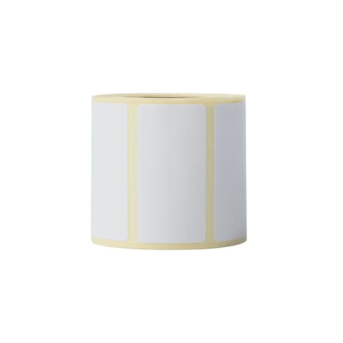 Brother - White - 51 x 26 mm 500 label(s) (1 roll(s) x 500 paper labels (pack of 12) - for Brother TD-2020, 2120, 2130, 4410, 4420, 4520, 4550, RuggedJet RJ-2140, 2150, 3150