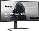 Iiyama GCB3482WQSU-B1 - LED monitor - gaming - curved - 34" - 3440 x 1440 WQHD @ 120 Hz - VA - 500 cd/m� - 3000:1 - 0.6 ms - 2xHDMI, DisplayPort - speakers thumbnail 1