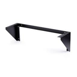 StarTech.com 3U Wall Mount Patch Panel Bracket - 19 in - Steel Vertical Patch Panel Mounting Bracket for Networking Equipment (RK319WALLV) - Mounting bracket - wall mountable - black - 3U - 19"